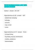 FCCN fluid/electrolytes with 100% correct answers