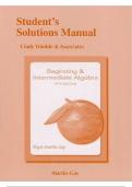 INSTRUCTORS SOLUTION MANUAL C TRIMBLE AND ASSOCIATE BEGINNING & INTERMEDIATE ALGEBRA 8TH EDITION ELAYNE MARTIN GAY