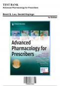 Test Bank for Advanced Pharmacology for Prescribers, 1st Edition by Kayingo, 9780826195463, Covering Chapters 1-36 | Includes Rationales