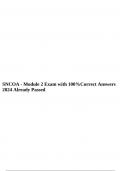 SNCOA - Module 2 Exam with 100%Correct Answers 2024 Already Passed. 