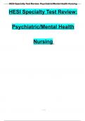 HESI RN MENTAL HEALTH HESI nursing specialty 2024.docx