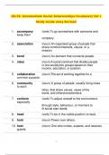 IELTS: Intermediate Social Relationships Vocabulary Set 1 Study Guide 2024 Revised