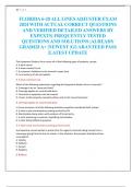 FLORIDA 6-20 ALL LINES ADJUSTER EXAM  2024 WITH ACTUAL CORRECT QUESTIONS  AND VERIFIED DETAILED ANSWERS BY  EXPEXTS| FREQUENTLY TESTED  QUESTIONS AND SOLUTIONS |ALREADY  GRADED A+ |NEWEST |GUARANTEED PASS  |LATEST UPDATE