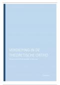 Samenvatting Verdieping in de theoretische ortho, 3de bachelor orthopedagogie HoGent