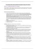  AS sociology family and households' Demographic changes (10 markers)