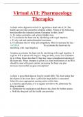 Virtual ATI: Pharmacology Therapies