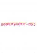 A2 Economic Development (Part 2)