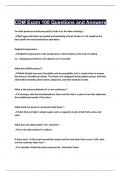 CDM Exam 100 Questions and Answers