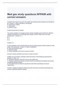 Med gas study questions NFPA99 with correct answers