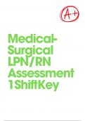  Medical-Surgical LPN/RN Assessment 1ShiftKey {25 Questions and Answers}