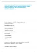 NR606 WEEK 4 2024 LATEST EXAM DIAGNOSIS&MANAGEMENT IN PSYCHIATRIC MENTAL HEALTH II QUESTIONS AND ALL CORRECT ANSWERS 100% SOLVED AND GUARANTEED TO PASS CONCEPTS...GRADED A+