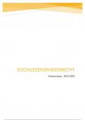 Lesnotities socialezekerheidsrecht '23-'24 (15/20 in eerste zit)