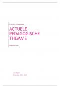 Samenvatting actuele pedagogische thema's