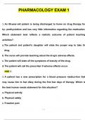 Galen NUR 210 Pharmacology Exam 1 Questions with 100% Correct Answers | Updated & Verified