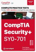 Complete 1200+ CompTIA Security+ Certification Exam SY0-601 Practice Tests 2024/25