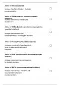 NURS 4010 Psych Exam 1- medications