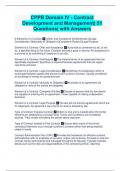 CPPB Domain IV - Contract Development and Management| 51 Questions| with Answers