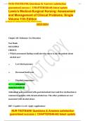 NUR-TESTBANK Questions & Answers satisfaction guaranteed success (  CHAPTERS48-68) latest update Lewis's Medical-Surgical Nursing: Assessment and Management of Clinical Problems, Single Volume 11th Edition by Mariann M. Harding PhD RN CNE FAADN (Author