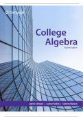 SOLUTION MANUAL FOR COLLEGE ALGEBRA 8TH EDITION BY JAMES STEWART, LOTHER REDLIN, SALEEM WATTSON