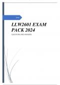 LLW2601 EXAM PACK 2024