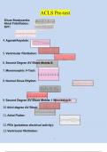 ACLS Pre-test Questions and Answers (2024 / 2025) (Verified Answers)