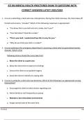 ATI RN MENTAL HEALTH PROCTORED EXAM 70 QUESTIONS WITH CORRECT ANSWERS LATEST 2023/2024