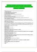 BORDER PATROL SUPERVISOR 2024 UPDATE COMPREHENSIVE STUDY GUIDE QUESTIONS AND CORRECT ANSWERS