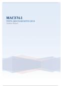 MAC3761 - Tests & Exam Notes 2024