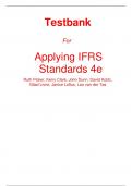 Test Bank for Applying IFRS Standards 4th Edition By Ruth Picker Kerry Clark John Dunn David Kolitz Gilad Livne Janice Loftus Leo van der Tas (All Chapters, 100% Original Verified, A+ Grade)