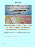 NUR 2063 Pathophysiology Exam 2 Rasmussen Bundle. 