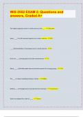 WIS 2552 EXAM 2: Questions and  answers, Graded A+| latest update 2024/25|