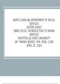 North Carolina Department of Social Services powerpoint