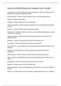 HOSA PATHOPHYSIOLOGY EXAM STUDY GUIDE