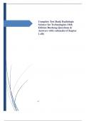 Complete Test Bank Radiologic Science for Technologists 10th Edition Bushong Questions & Answers with rationales (Chapter 1-40)