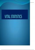 Vital statistics