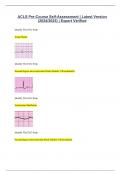 ACLS Pre-Course Self-Assessment | Latest Version (2024/2025) | Expert Verified