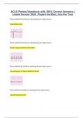 ACLS Pretest Questions with 100% Correct Answers | Latest Version 2024 | Expert Verified | Ace the Test