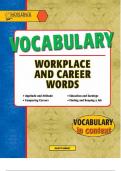 VOCABULARY WORKPLACE AND CAREER WORDS 