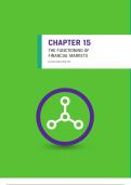 CHAPTER 15  THE FUNCTIONING OF FINANCIAL MARKETS by Larry Harris, PhD, CFA