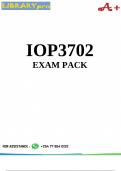 IOP3702 EXAM PACK 2024