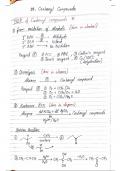 Aldehyde and Ketone Concise NOTES (JEE main/ NEET)