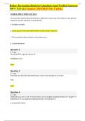 Relias: Increasing Behavior Questions And Verified Answers 100% Solved.Complete 2024/2025 May Update.  VERBAL BEHAVIOR EXAM 2024.