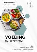 Plan van aanpak Voeding en Diëtetiek 