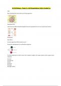 GCSE Biology - Topic 2 - Cell Organization (AQA) Graded A+ 