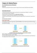 Cambridge A Levels A2 Physics Chapter 24 Medical Physics