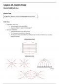 Cambridge A Levels A2 Physics Chapter 18 Electric Fields