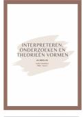 Samenvatting -  Interpreteren onderzoeken en theorie vormen, deel 2 (P0L19a)