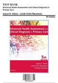 Test Bank for Advanced Health Assessment and Clinical Diagnosis in Primary Care, 5th Edition by Dains, 9780323266253, Covering Chapters 1-41 | Includes Rationales