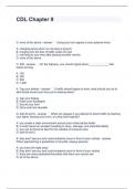 CDL Chapter 9 Questions and Answers 2024