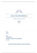 OCR 2023 GCE ECONOMICS H460/03: THEMES IN ECONOMICS A LEVEL